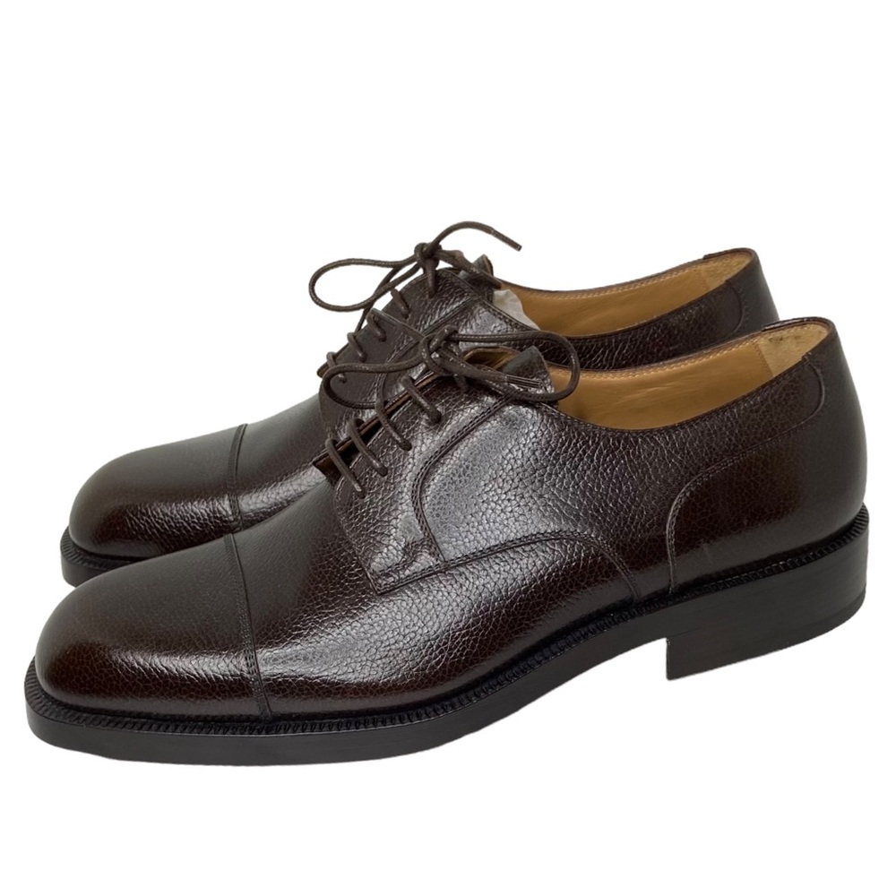 Designer Italian Fratelli Peluso Men’s Leather Oxfords Vintage Dress Shoes
